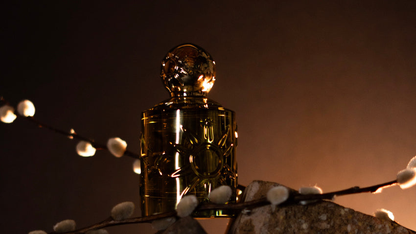 Sun Moon Stars Oro Pour Homme EDP fragrance bottle