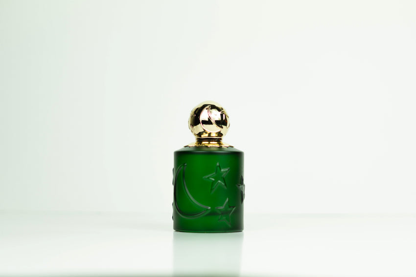 Sun Moon Stars Royal Emerald EDP fragrance bottle